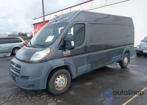 2016 Ram Promaster 2500 High Roof z USA, uszkodzony, nr VIN 3C6TRVDG9GE119732